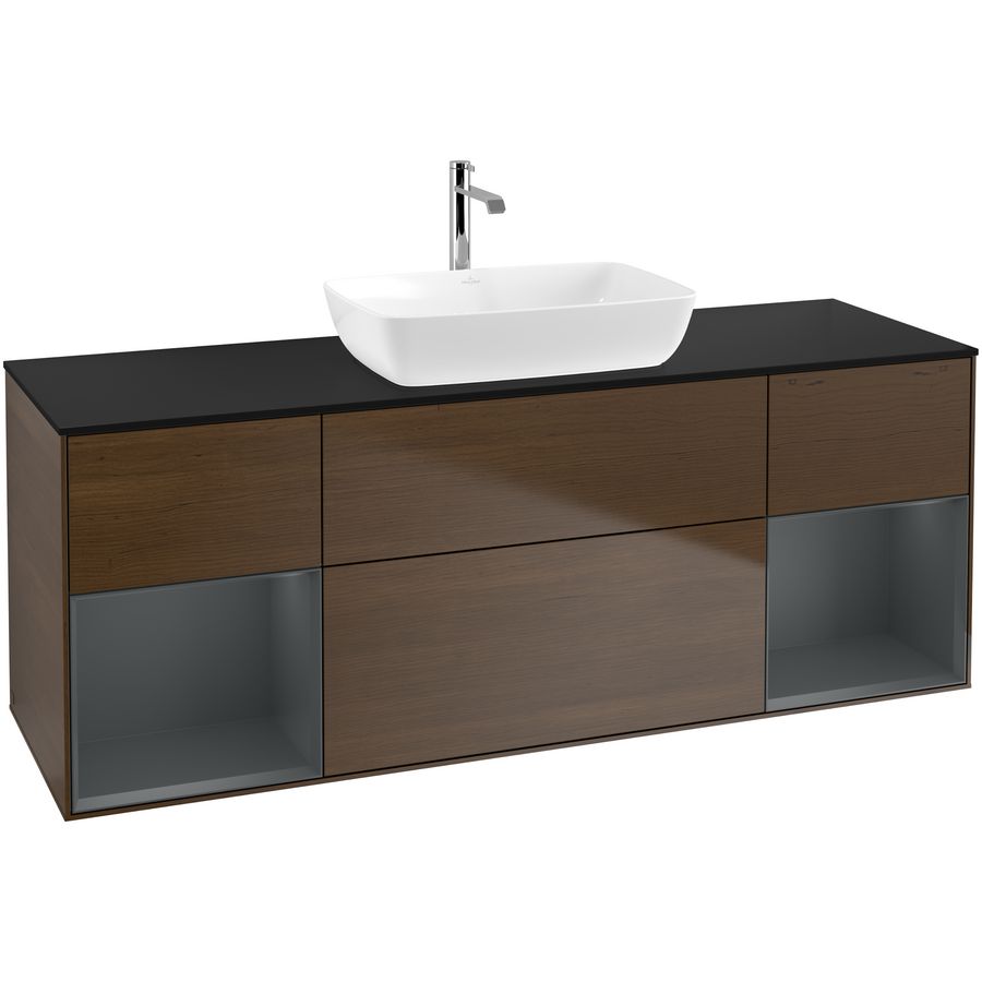 Wastafelonderkast Finion 1600x603x501mm W.Veneer G862HGGN