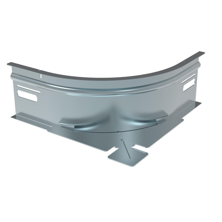 Aanzetbocht universeel H60 RAL9010 P31+