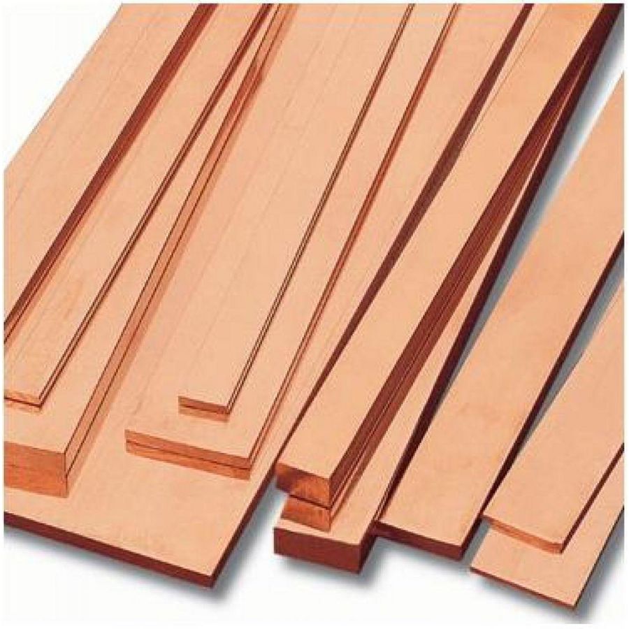 Lengte a 4m. stafkoper 20x5mm CU-ETP/H065 plat