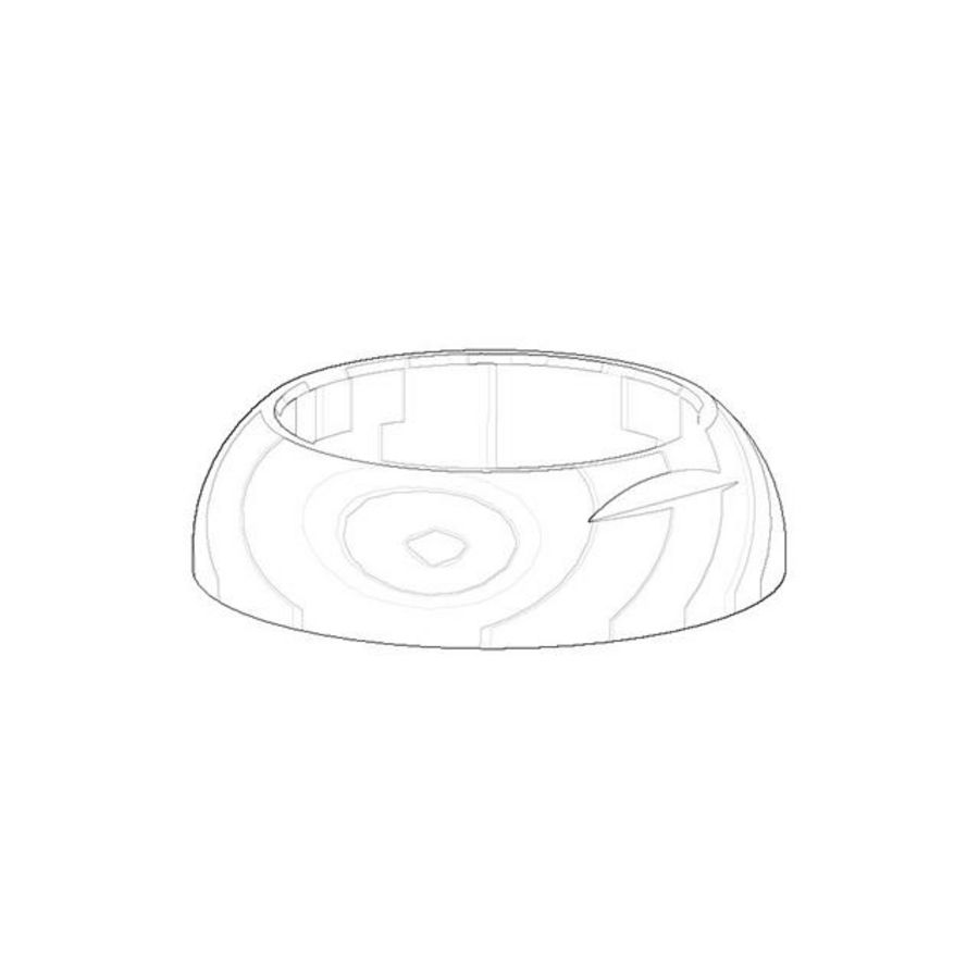 Kapje 32,5x9mm Champagne (22kt Goud)