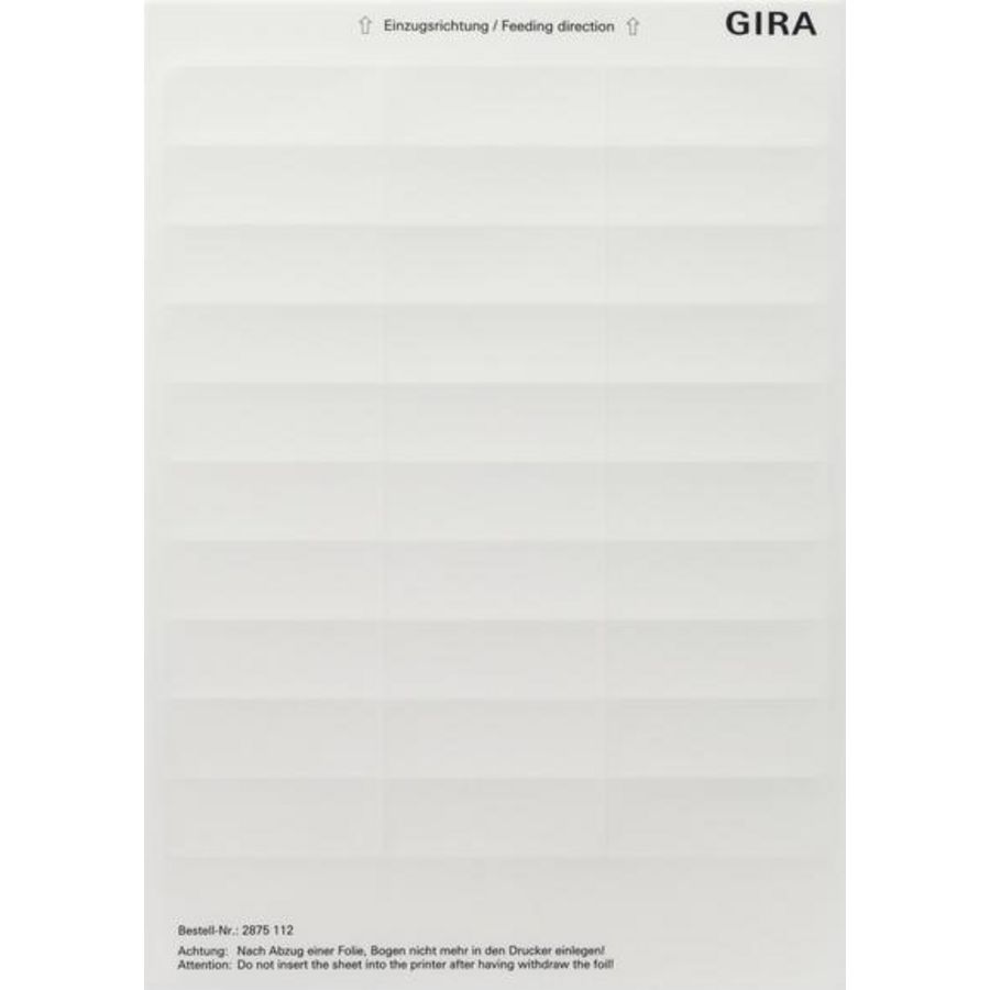 Labelvellen 23,7 x 66,3mm Accessoires zuiver wit