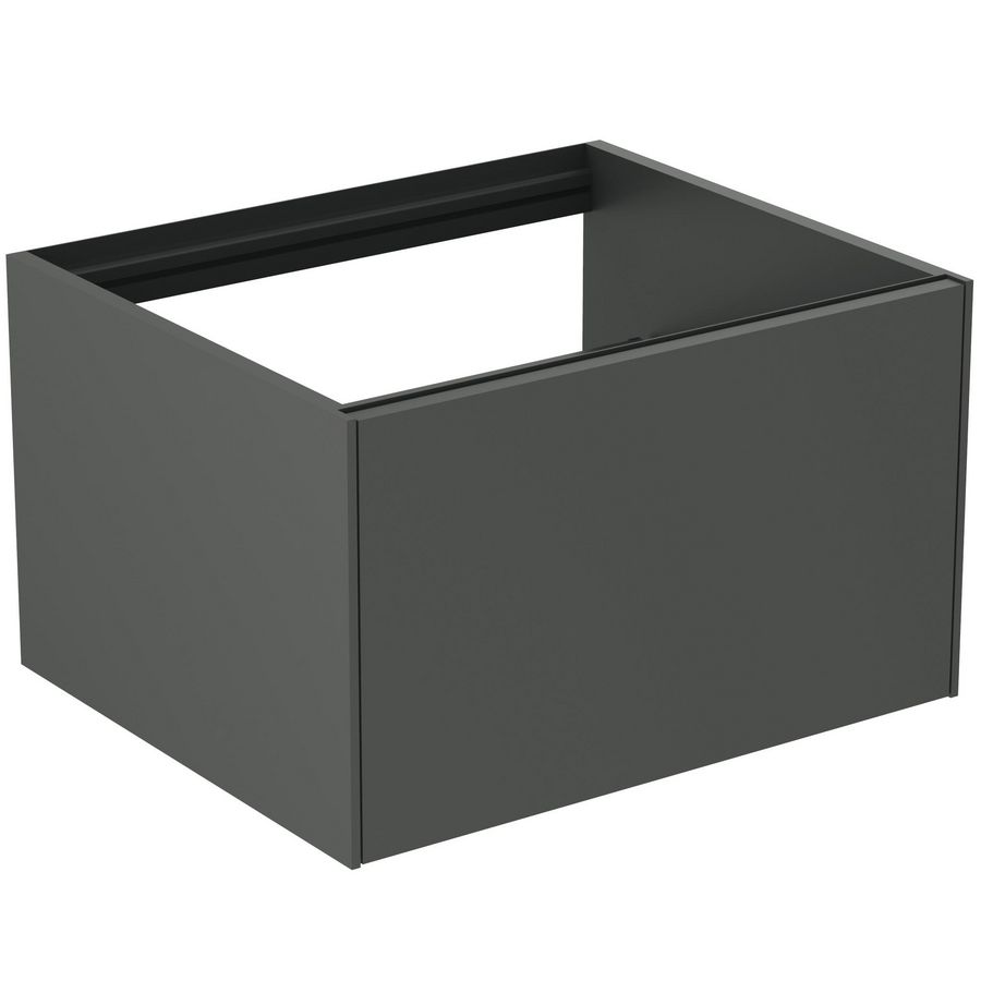 Conca wastafelmeubel 60x50x37cm 1 lade zonder afdekblad mat antraciet