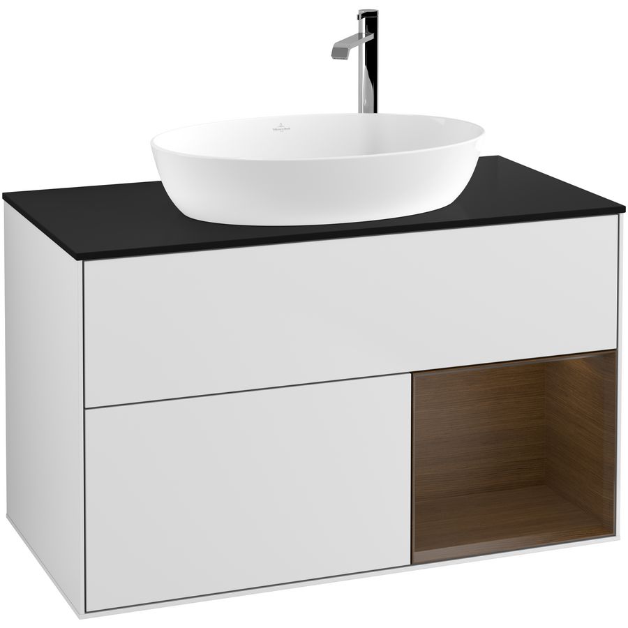 Wastafelonderkast Finion 1000x603x501mm White Matt Lacquer F902GNMT