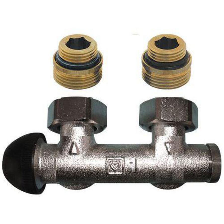 H-blok 3000 haaks 1-pijps thermost. 50mm G1/2 M30 LI.