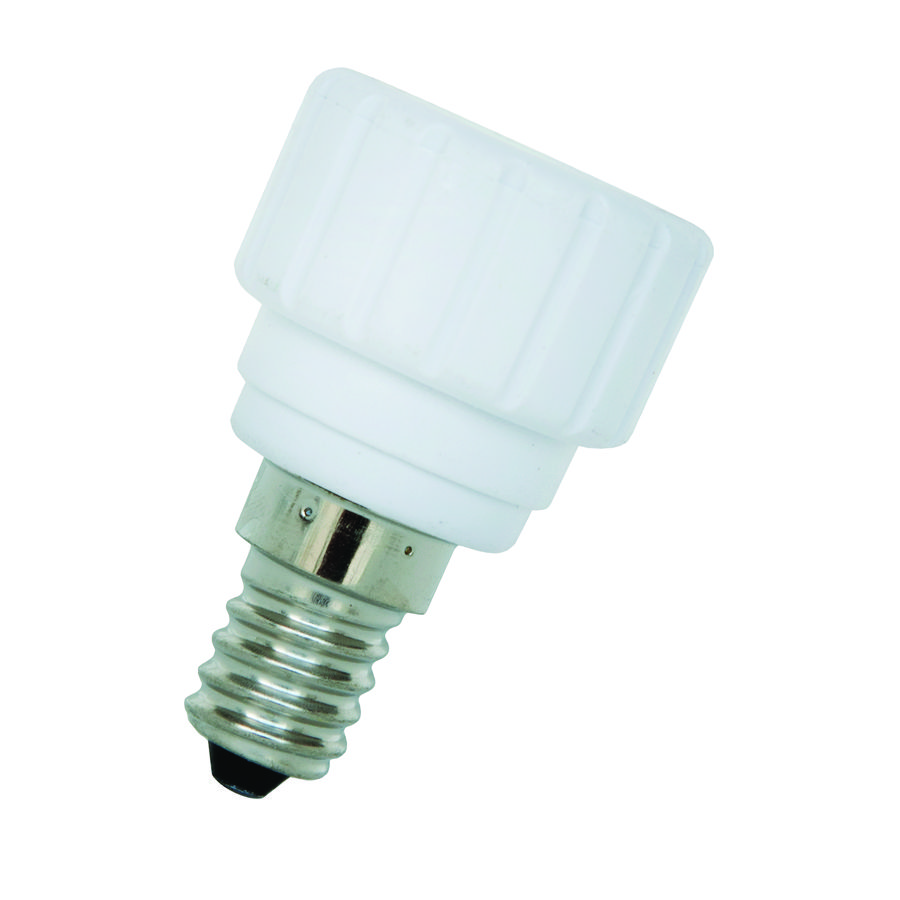 Lamphouder E14 naar GU10 keramiek 110C