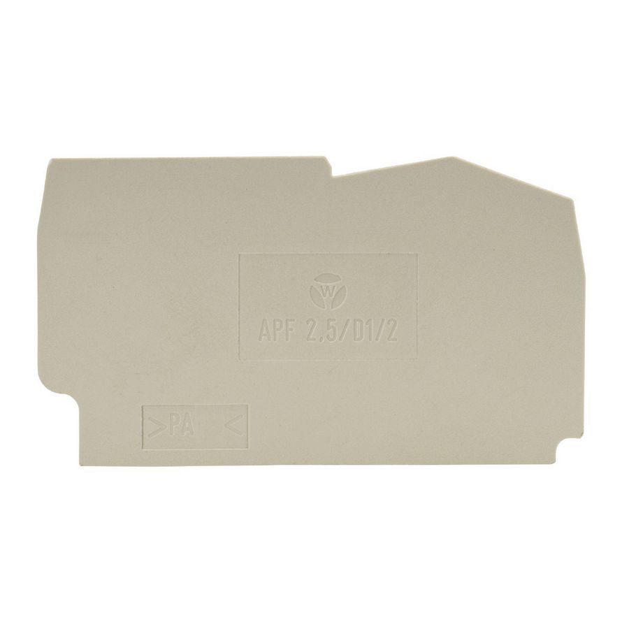 Afsluitplaat APF 2,5/d 1/2 VVE=10