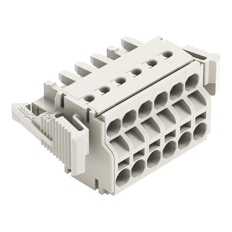 2-draads FE steker 2,5mm² li.grijs 721-2106/037-000 VVE=50