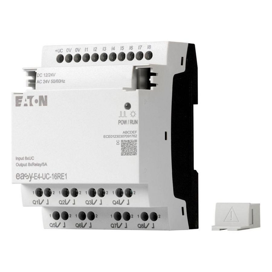 Easy E4, I/O-uitbreiding, 12/24V DC, 24V AC, 8DI, 8DQ relais