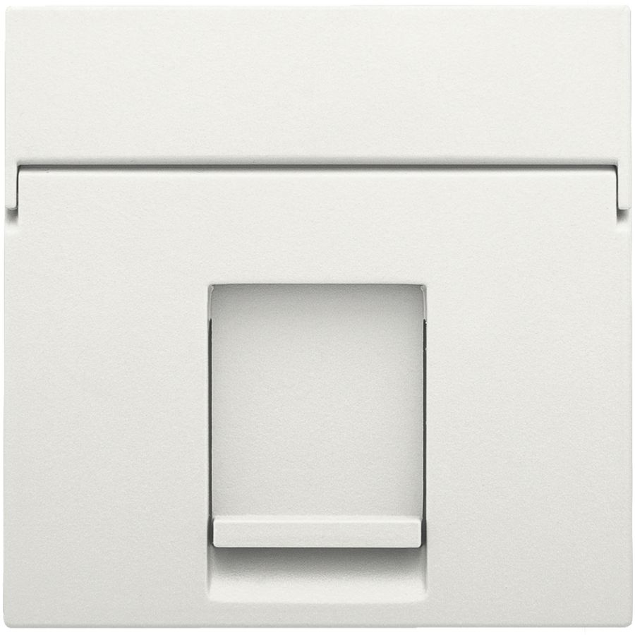 Centraalplaat data 1x RJ white