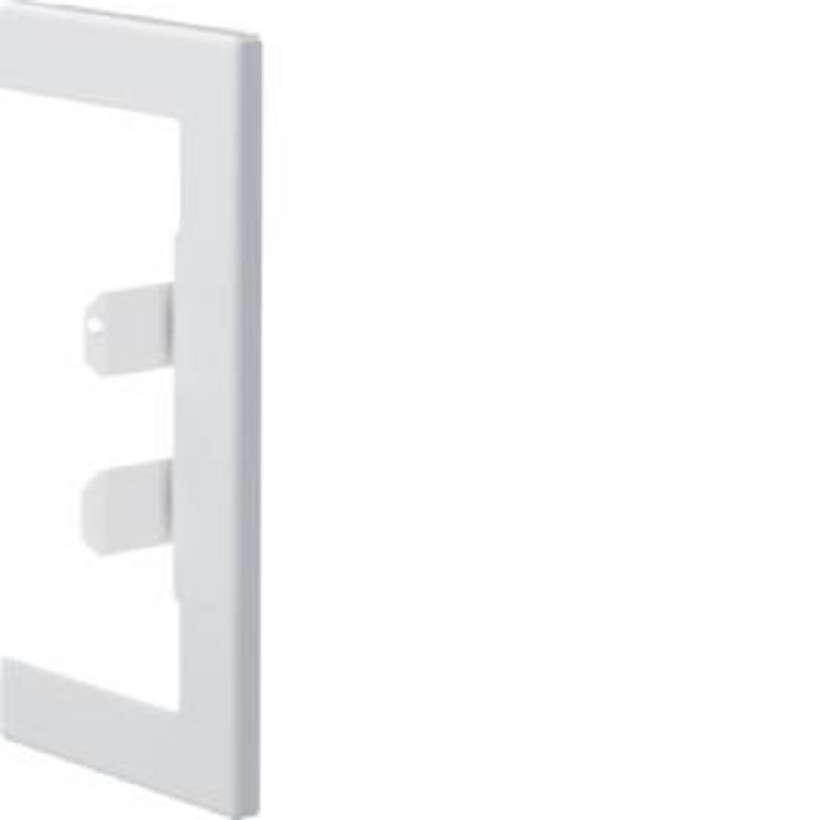 Wandrozet BR65 65x130mm staal verkeerswit