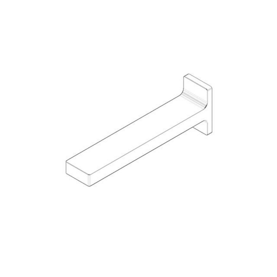 Uitloop 47x78x239mm chr