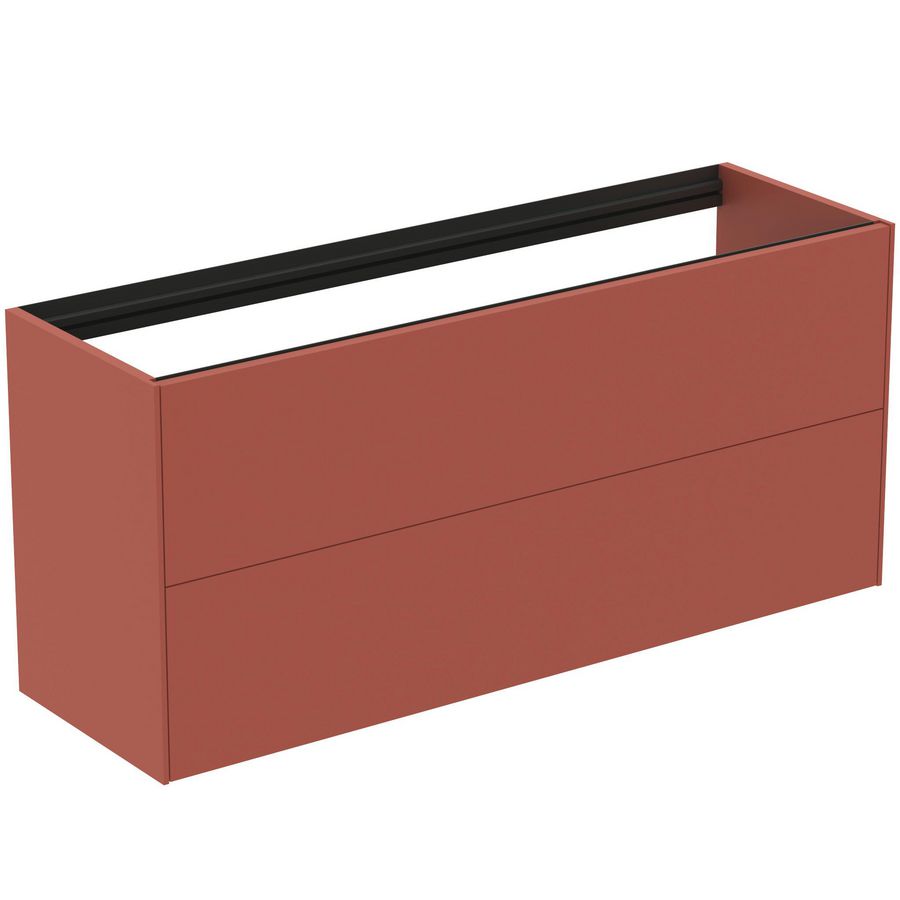 Conca wastafelmeubel 120x37x55cm 2 laden zonder afdekblad matt sunset