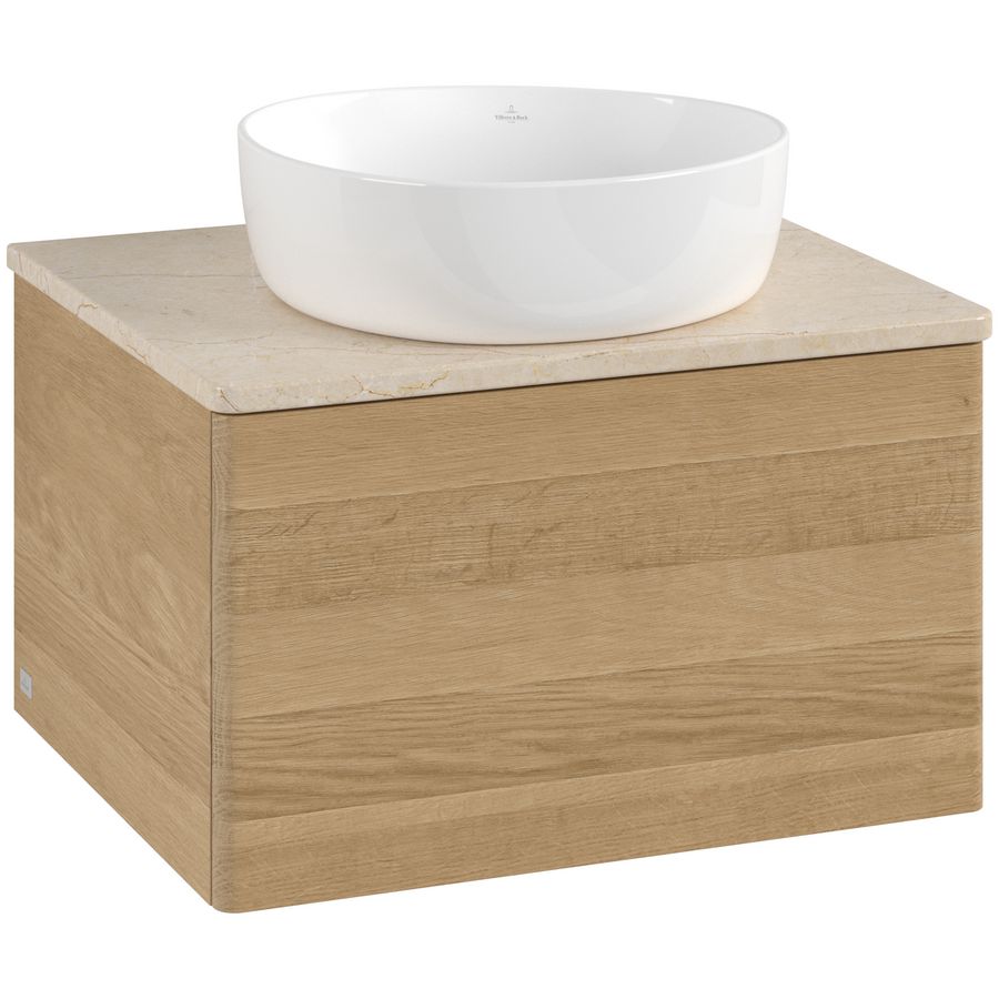 Wastafelonderkast Antao 600x360x500mm Honey Oak L29013HN