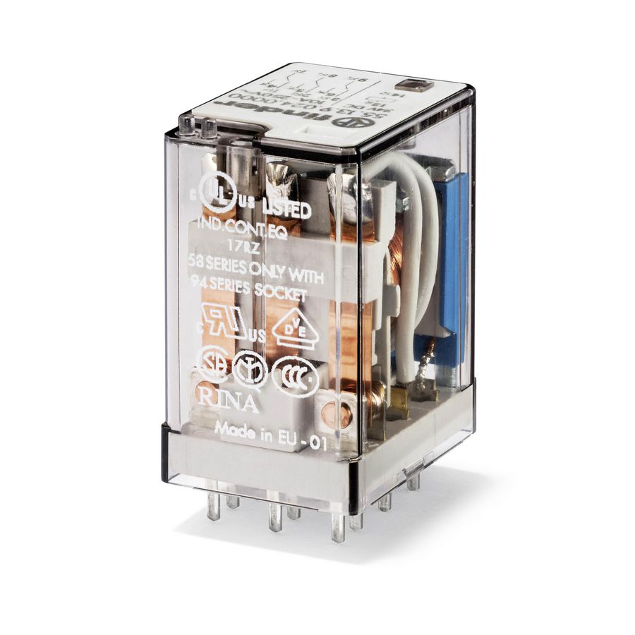 Schakelrelais 3 wisselcontacten 10A 12V DC 55.13.9.012.0000