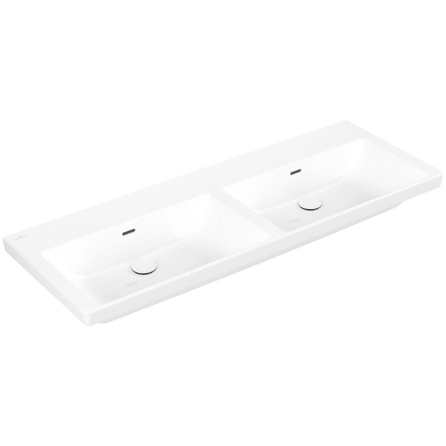 Meubelwastafel dub Subway3.0 1300x475mm wit Alpin CeramicPlus 4A71D6R1