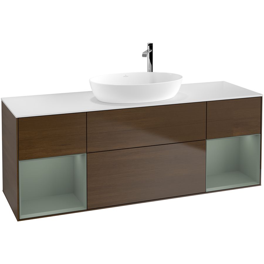Wastafelonderkast Finion 1600x603x501mm W.Veneer G981GMGN