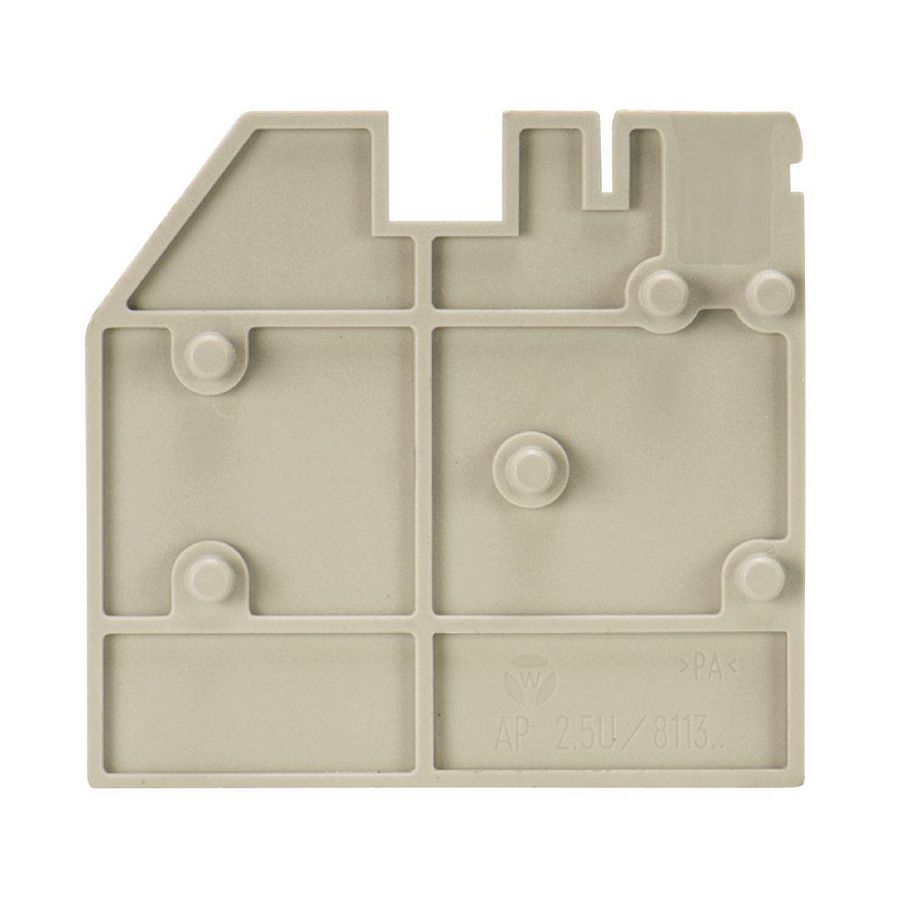 Afsluitplaat l AP 2,5 u/8113../v0 VVE=10