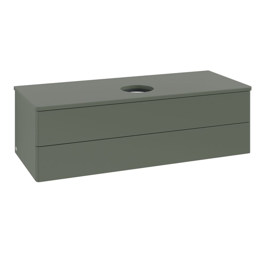 Wastafelonderkast Antao 1200x360x500mm L.Green Matt Lacquer K21010HL