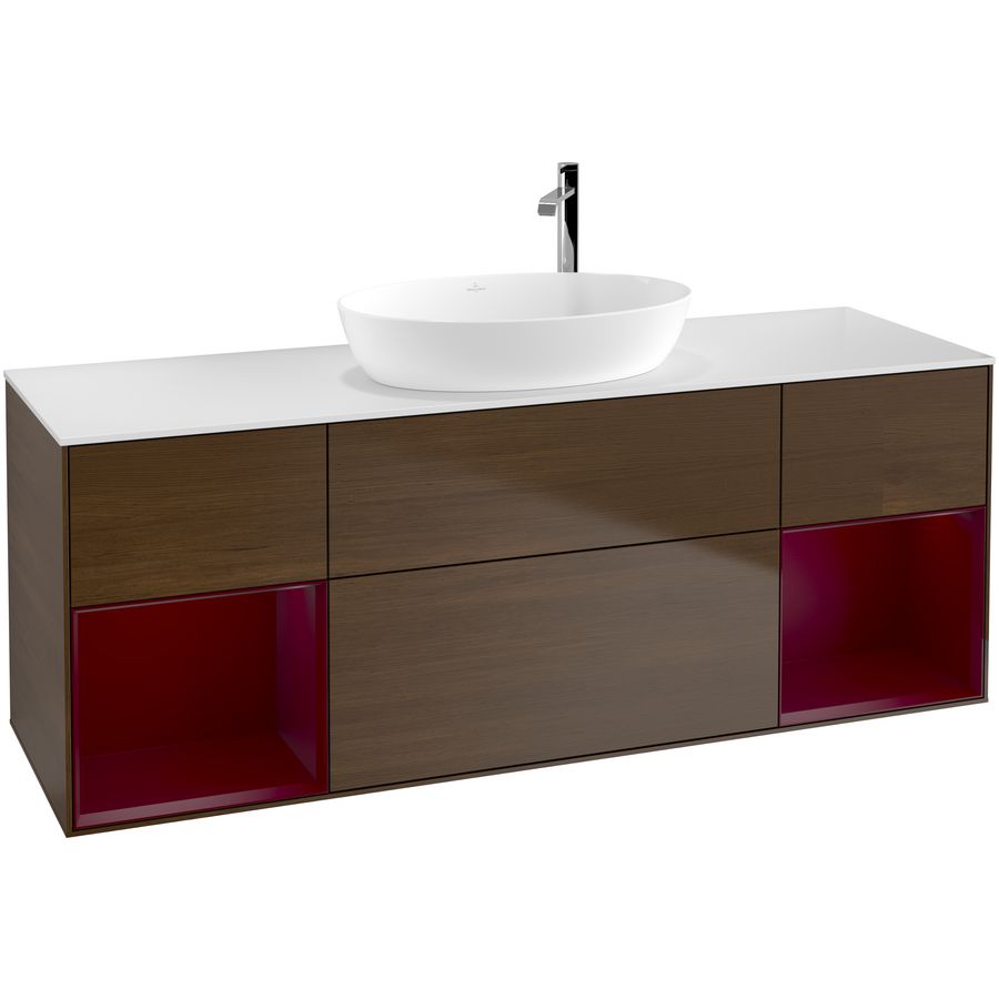 Wastafelonderkast Finion 1600x603x501mm W.Veneer G981HBGN