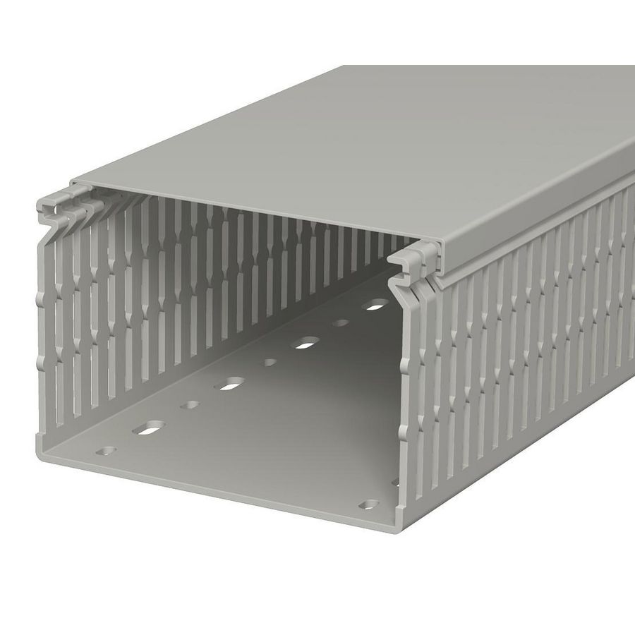 Lengte a 2m. Bedradingskoker 80x120x2000 steengrijs 6178236