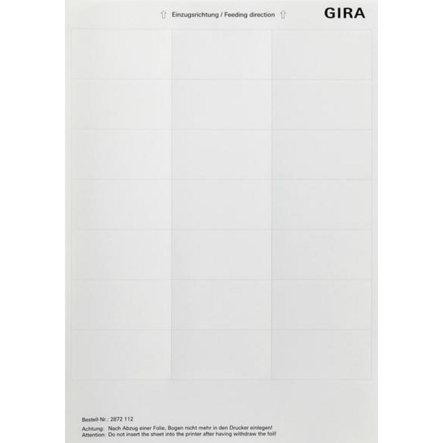 Labelvellen 33,5 x 67mm Accessoires zuiver wit