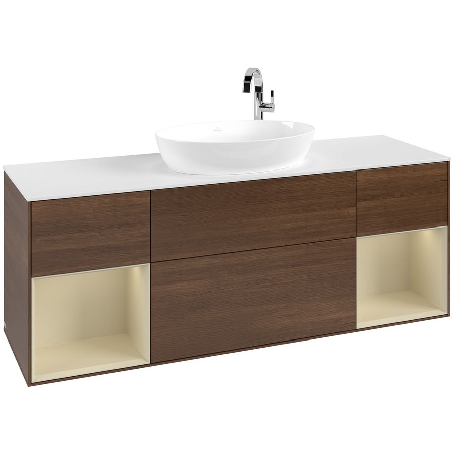 Wastafelonderkast Finion 1600x603x501mm W.Veneer G981HJGN