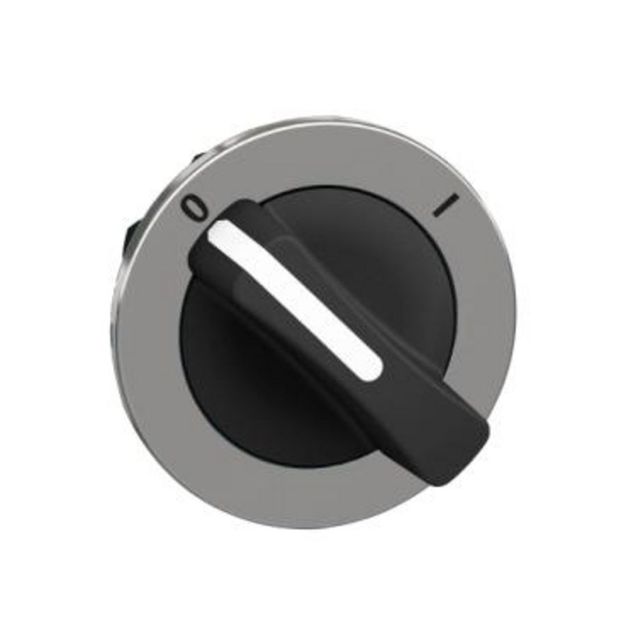 Verzonken kop zwarte keuzeschakelaar 2 posities In s XB4