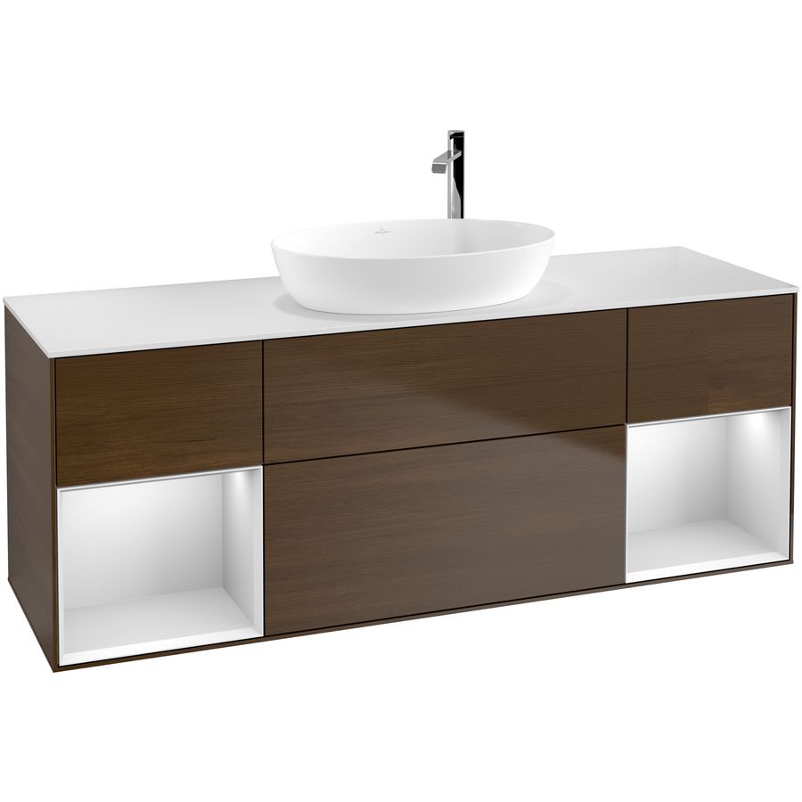 Wastafelonderkast Finion 1600x603x501mm W.Veneer G981MTGN