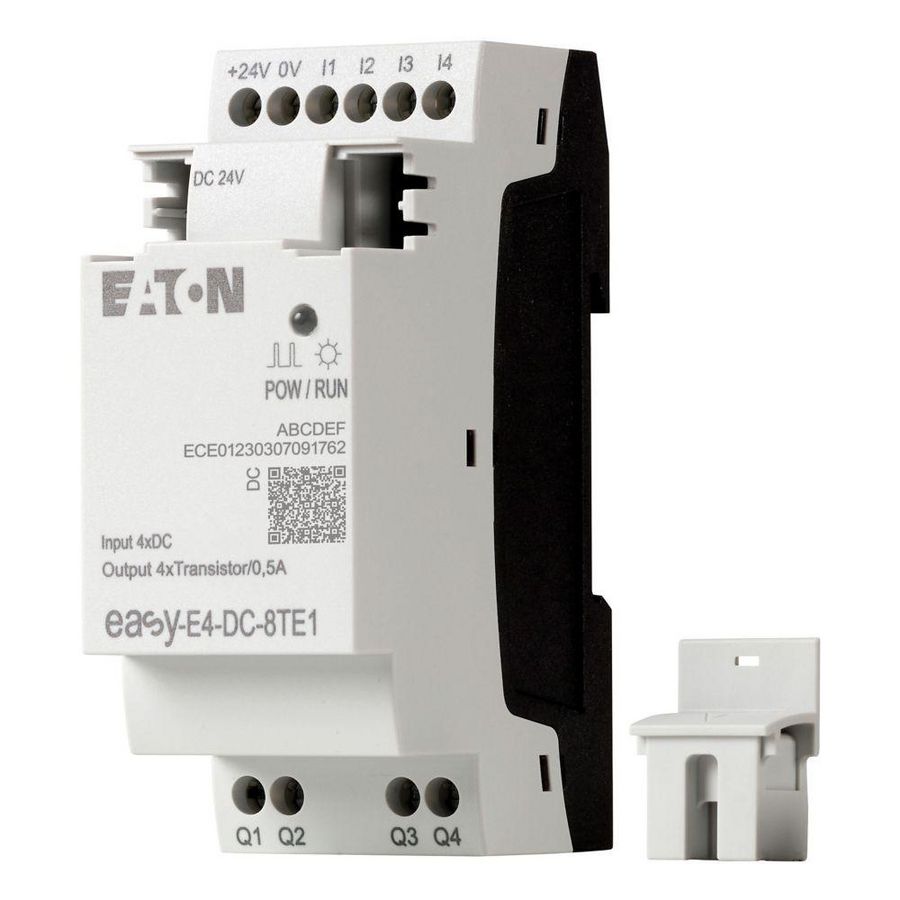 Easy E4, I/O-uitbreiding, 24V DC, 24V AC, 4DI, 4DQ transisto