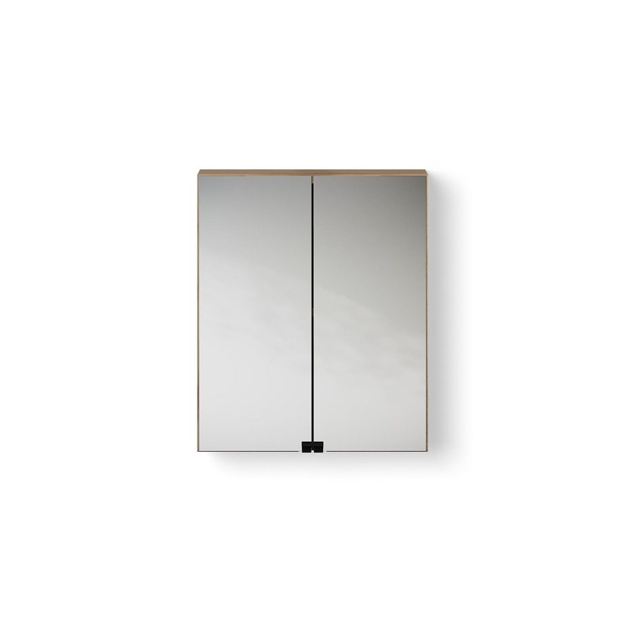 Wooden Mirror Cabinet / spiegelkast 500mm eiken old grey incl. stopcontact excl. verlichting