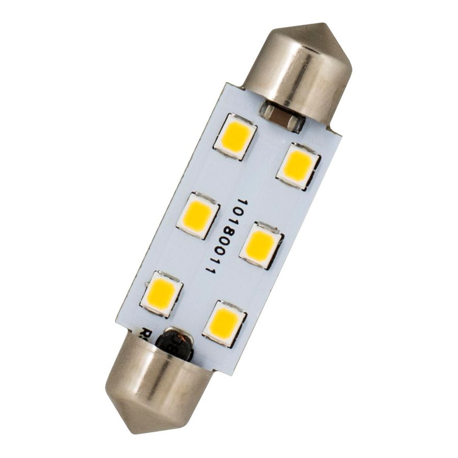 Signaleringslamp LED6 S8.5 12X42 10-30V/DC 1.4W WW