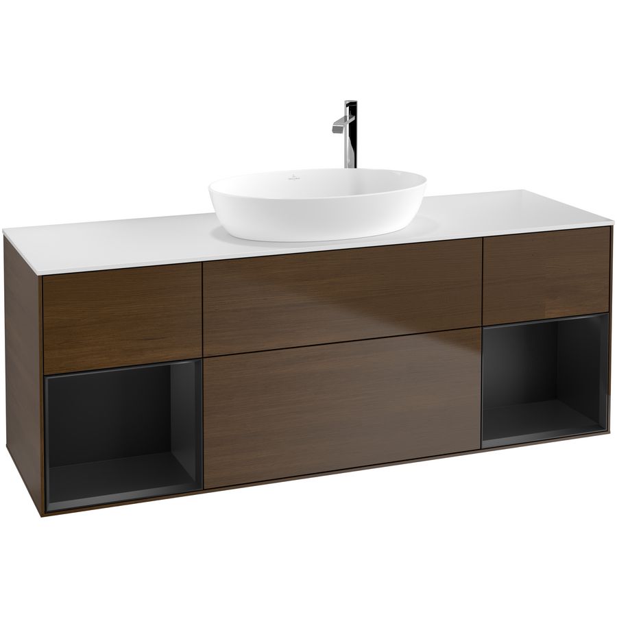 Wastafelonderkast Finion 1600x603x501mm W.Veneer G981PDGN