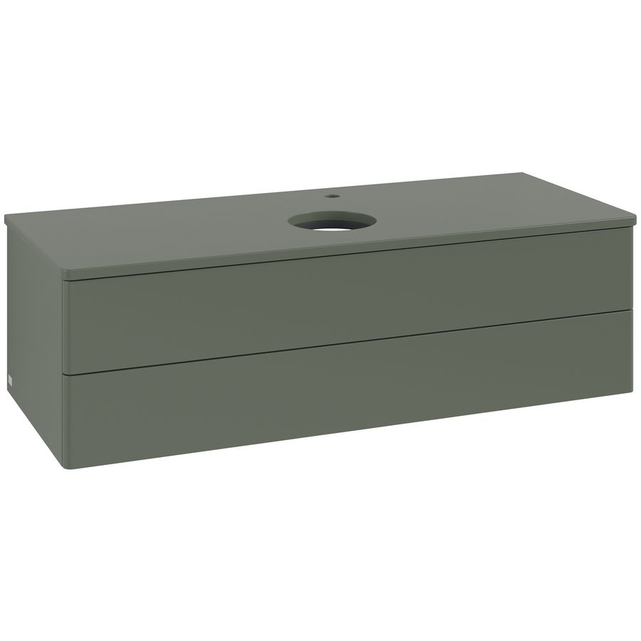 Wastafelonderkast Antao 1200x360x500mm L.Green Matt Lacquer K21050HL