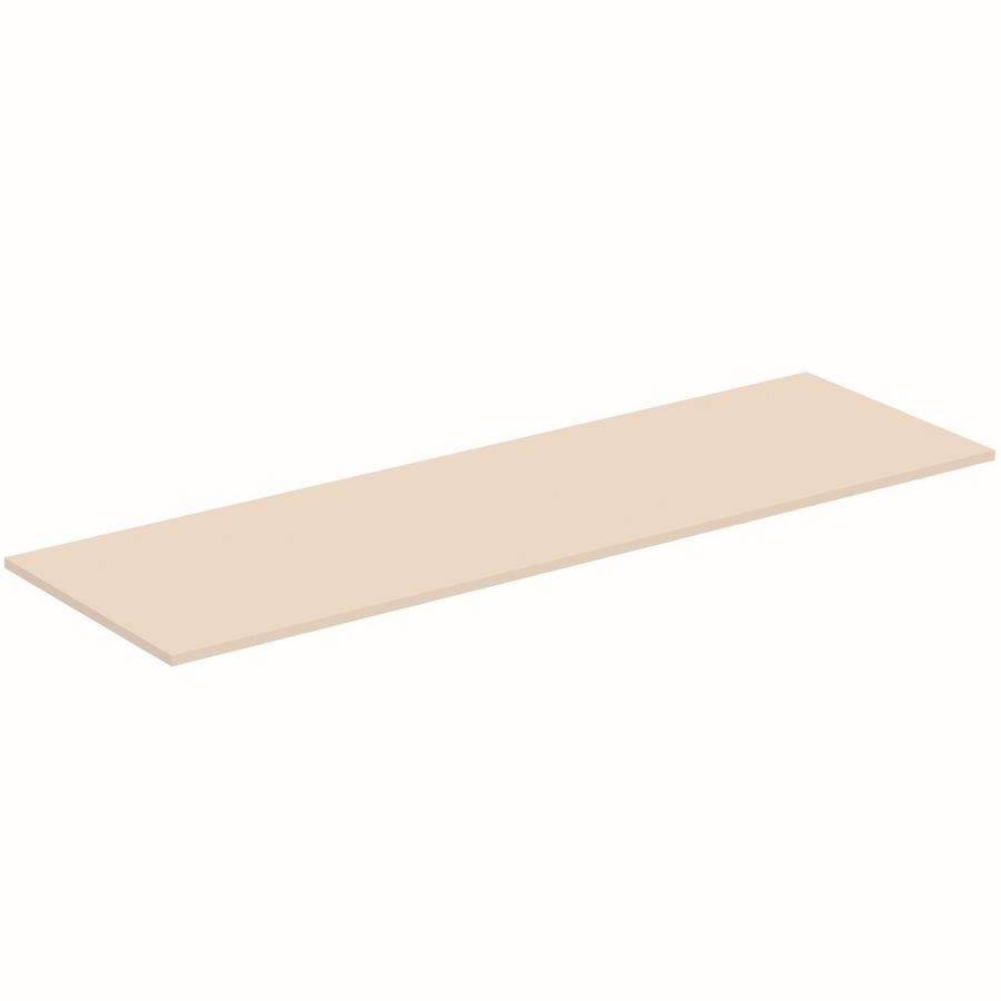 Afdekblad hout I.LIFE-B zonder uitsnijding 1604x505x18mm mat zandbeige