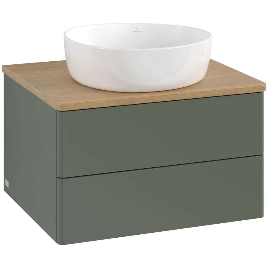 Wastafelonderkast Antao 600x360x500mm L.Green Matt Lacquer K18011HL