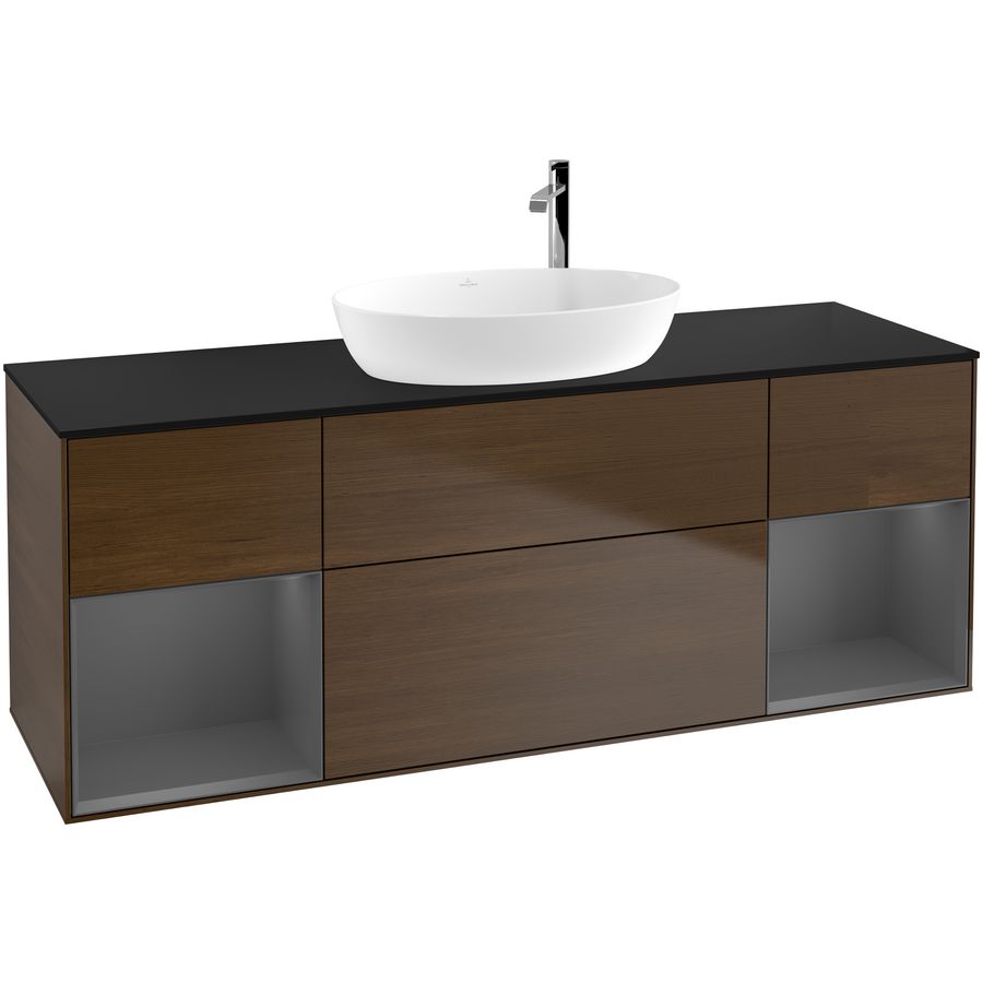 Wastafelonderkast Finion 1600x603x501mm W.Veneer G982GKGN