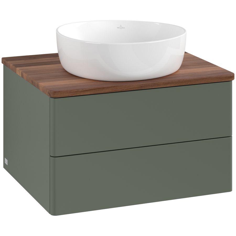 Wastafelonderkast Antao 600x360x500mm L.Green Matt Lacquer K18012HL