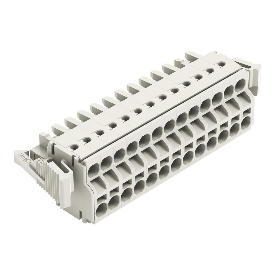 2-draads FE steker 2,5mm² li.grijs 721-2113/037-000 VVE=25