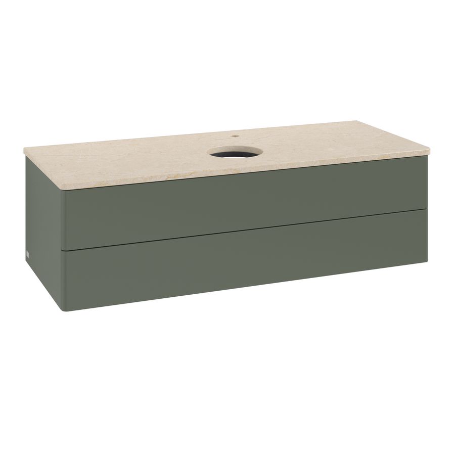 Wastafelonderkast Antao 1200x360x500mm L.Green Matt Lacquer K21053HL