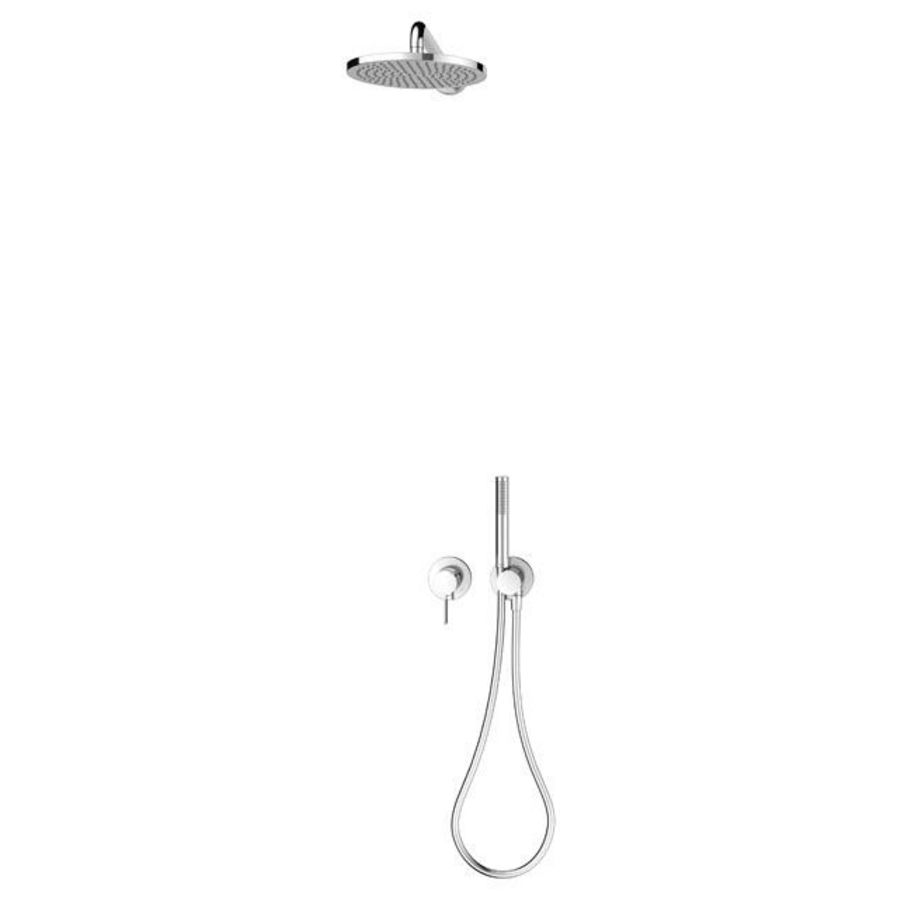 Douche-set 3 /1-hendel mengkraan 2 verbruikers