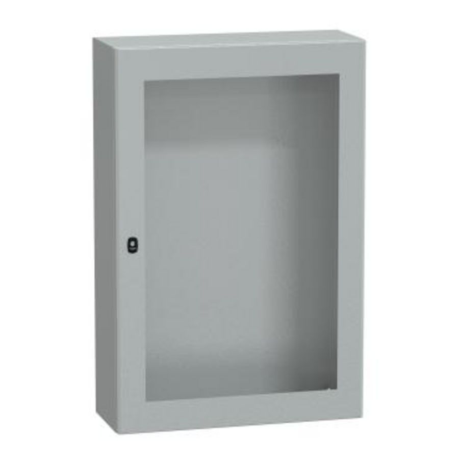 Kast Ruitdeur 1200x800x300mm IP66 IK08 RAL7035 Spacial S3D