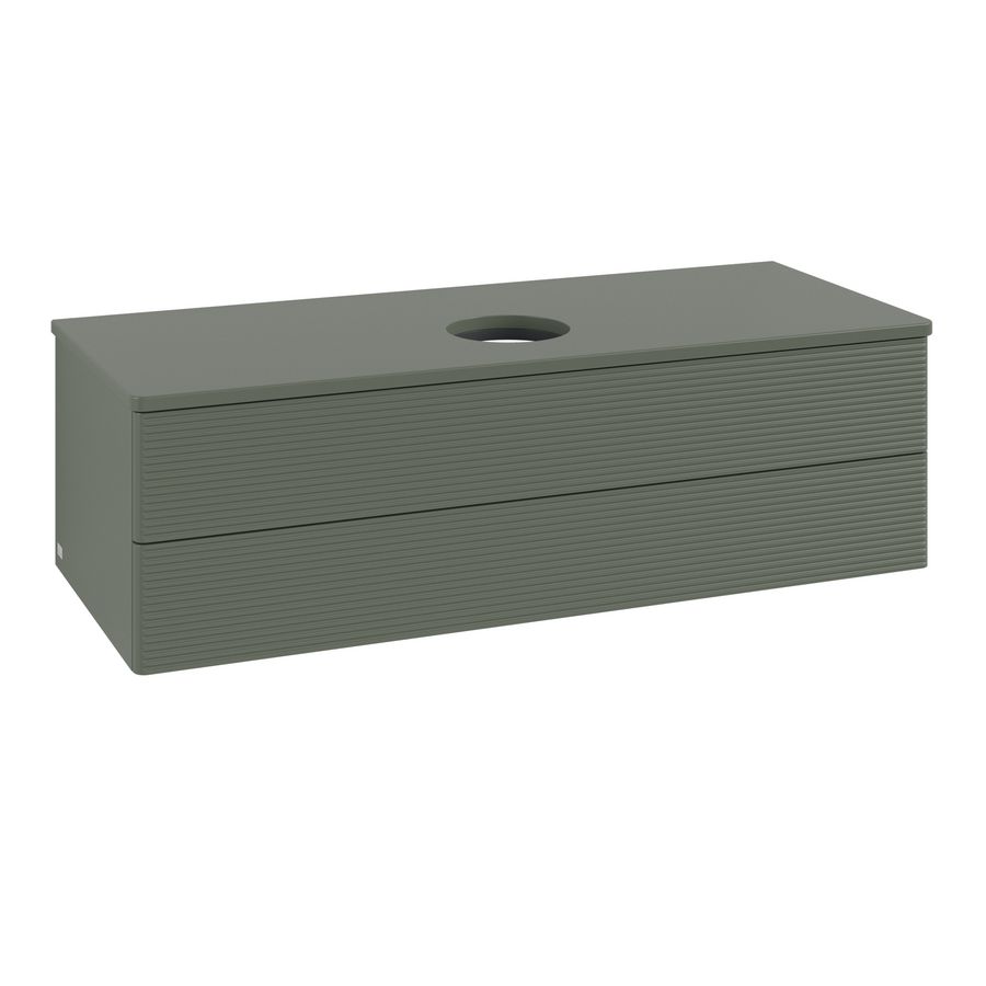 Wastafelonderkast Antao 1200x360x500mm L.Green Matt Lacquer K21110HL