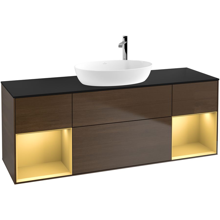 Wastafelonderkast Finion 1600x603x501mm W.Veneer G982HFGN