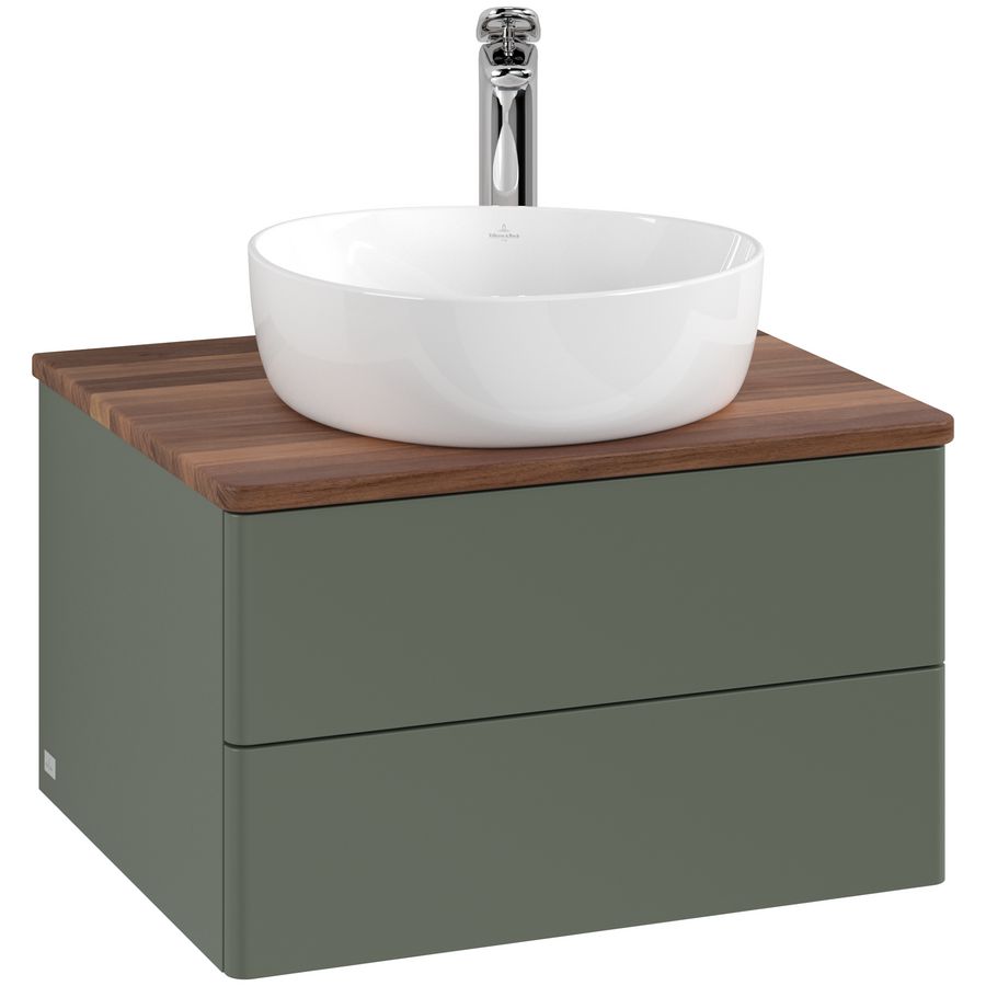 Wastafelonderkast Antao 600x360x500mm L.Green Matt Lacquer K18052HL