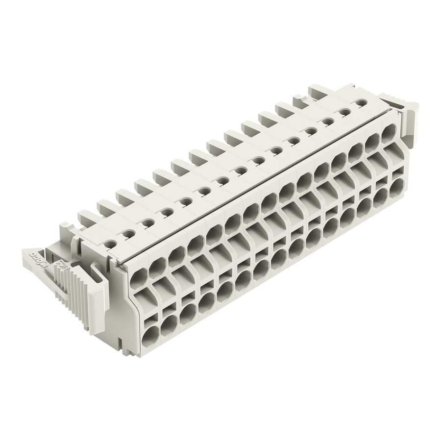 2-draads FE steker 2,5mm² li.grijs 721-2115/037-000 VVE=10