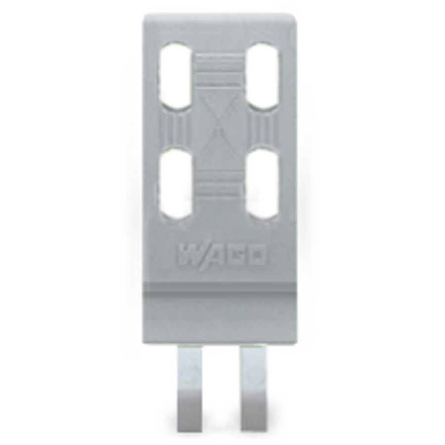 Trekontlastingsplaat female/male stekers 1-delig gri VVE=25