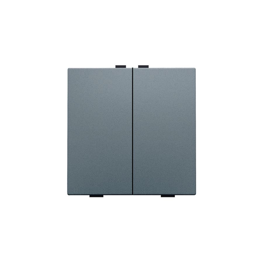 2-voudige drukknop Home Control blue grey coated