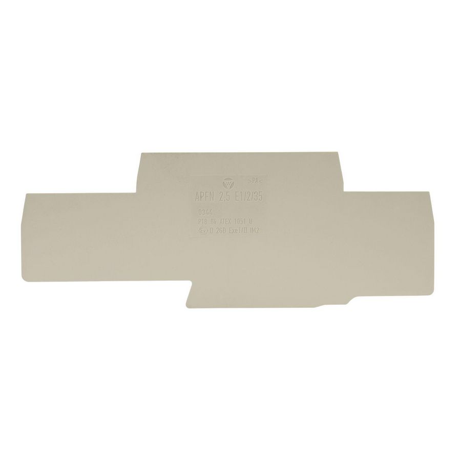 Afsluitplaat APFN 2,5 e1/2/35 VVE=10