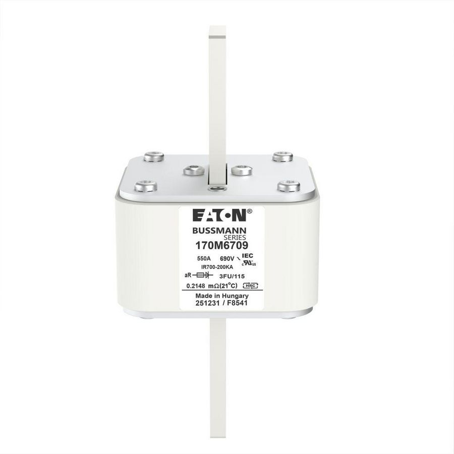 Zekering hoge snelheid 550A AC 690V 200kA size 3 67x92x15