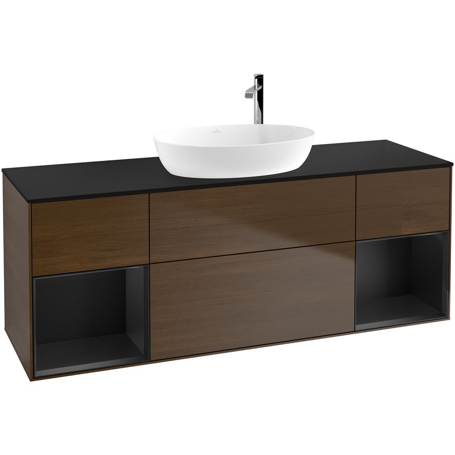 Wastafelonderkast Finion 1600x603x501mm W.Veneer G982PDGN